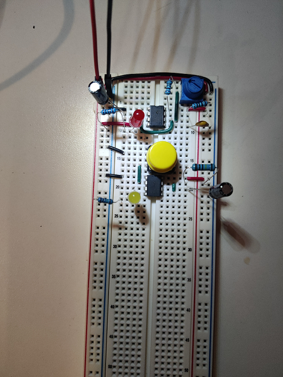 555 Timer in monostable Mode